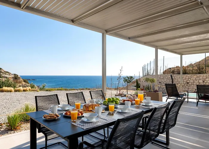 Aquamarine Luxury - Stegna - Beachfront, Jacuzzi , Smart Home, Great View Архангелос