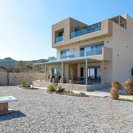 Aquamarine Luxury - Stegna - Beachfront, Jacuzzi , Smart Home, Great View Apartament Archangelos (Rhodes)