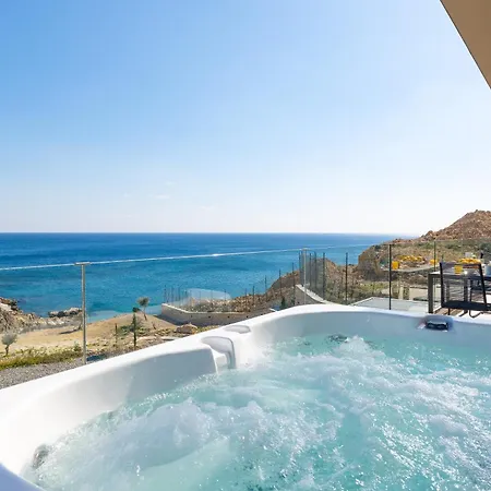 Aquamarine Luxury - Stegna - Beachfront, Jacuzzi , Smart Home, Great View * Archangelos (Rhodes)