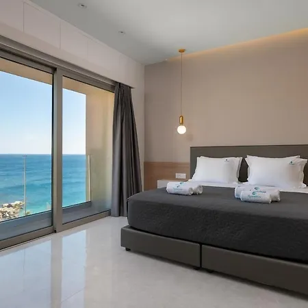 Апартаменты Aquamarine Luxury - Stegna - Beachfront, Jacuzzi , Smart Home, Great View