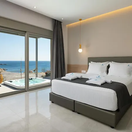 Lägenhet Aquamarine Luxury - Stegna - Beachfront, Jacuzzi , Smart Home, Great View