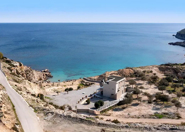 Aquamarine Luxury - Stegna - Beachfront, Jacuzzi , Smart Home, Great View Apartment