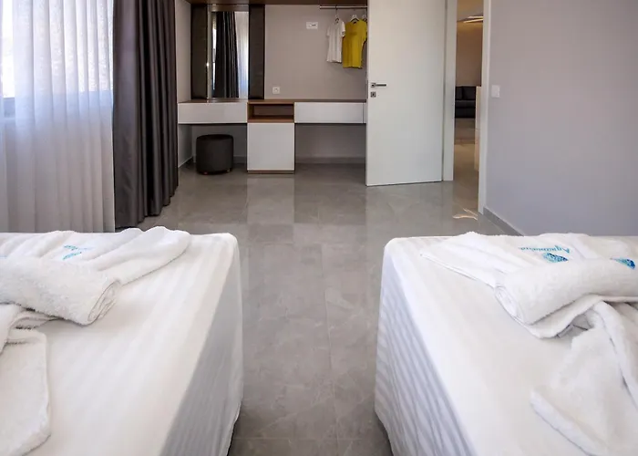 Aquamarine Luxury - Stegna - Beachfront, Jacuzzi , Smart Home, Great View * Archangelos (Rhodes)