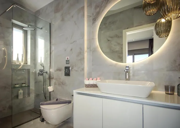 Aquamarine Luxury - Stegna - Beachfront, Jacuzzi , Smart Home, Great View