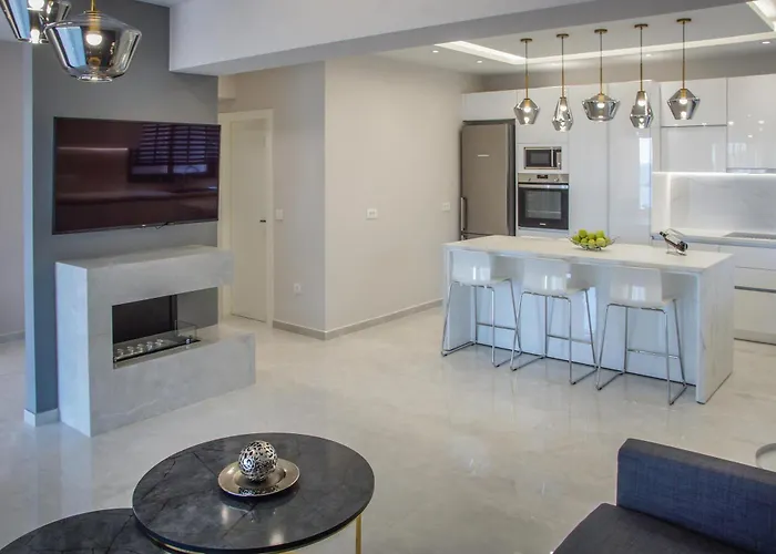 Aquamarine Luxury - Stegna - Beachfront, Jacuzzi , Smart Home, Great View Apartamento Archangelos (Rhodes)