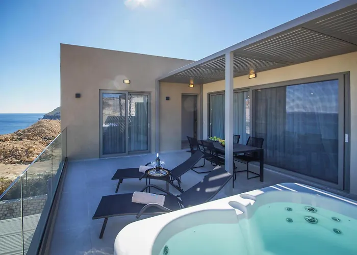 Aquamarine Luxury - Stegna - Beachfront, Jacuzzi , Smart Home, Great View * Archangelos (Rhodes)