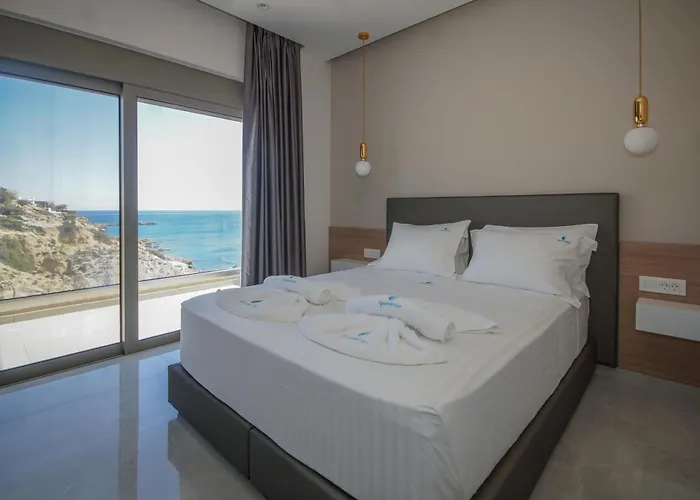 Aquamarine Luxury - Stegna - Beachfront, Jacuzzi , Smart Home, Great View Apartamento Archangelos (Rhodes)