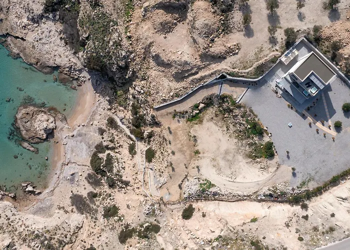 Aquamarine Luxury - Stegna - Beachfront, Jacuzzi , Smart Home, Great View *